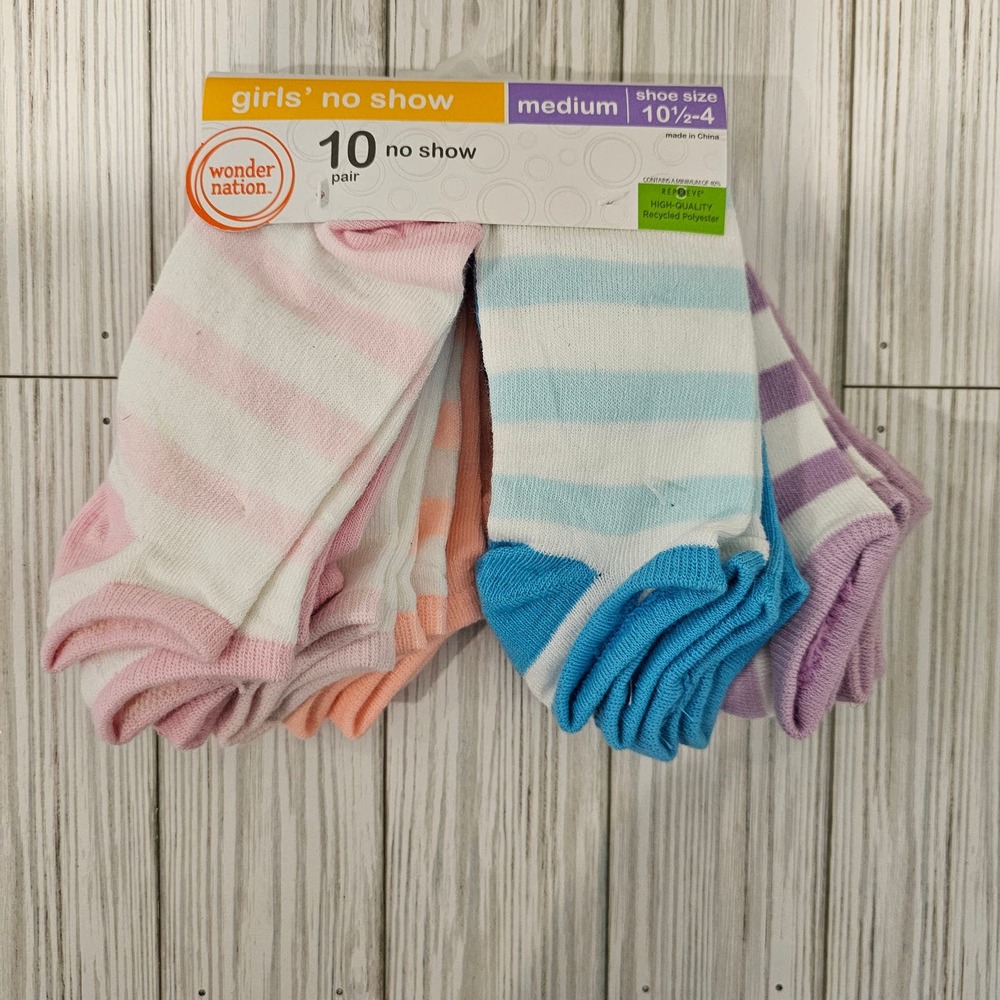 Girl's Socks Size 10.5 to 4